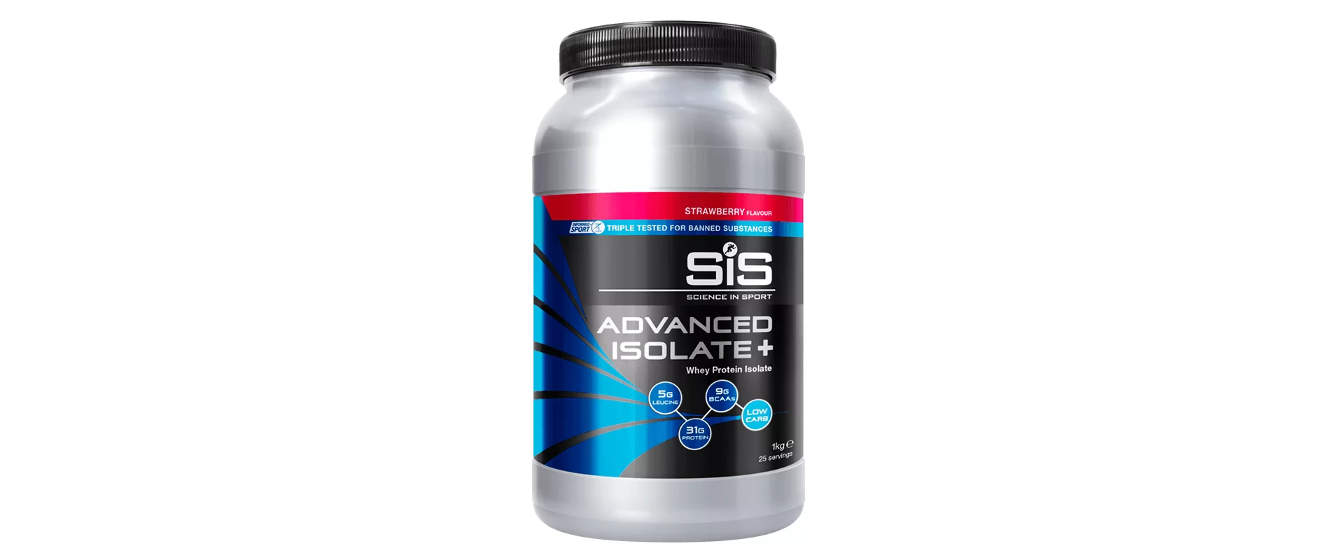 SIS Advanced Isolate+ Клубника / Протеин в порошке (1kg)