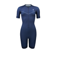 RYZON Signature Aero Sleeve Tri Race Suit Синий / Женский стартовый костюм с рукавами RYZON фото