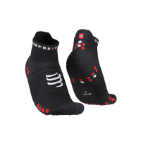 Compressport Pro Racing Socks V4.0 Run Low Black Red / Носки фото