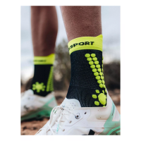 Compressport Pro Racing Socks V4.0 Trail Black Safe Yellow Neo Pink / Носки фото 3