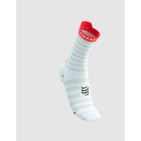 Compressport Run Ultralight High v4 WHITE/FLUO RED/BLACK /Носки фото 4