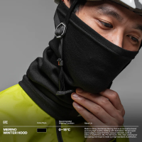 GRC Merino Winter Hood Black / Бафф фото 3