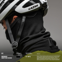 GRC Merino Winter Hood Black / Бафф фото 2
