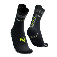 Compressport V4 Run Hi Flash - Black/Fluo Yellow / Носки фото