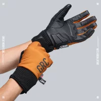 GRC Pimaloft Winter Gloves Orange / Перчатки зимние с ветрозащитой фото