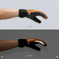 GRC Pimaloft Winter Gloves Orange / Перчатки зимние с ветрозащитой фото 3
