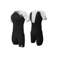 Z3R0D Elite TT Suit Black White / Мужской cтартовый костюм для триатлона фото 2