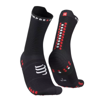 Compressport Pro Racing Socks Носки V4 Run Hi Black/Red / Носки фото