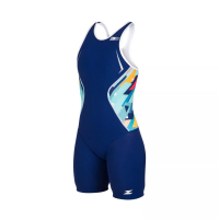 Z3R0D Racer Trisuit Kubik Block W / Женский стартовый костюм для триатлона без рукавов фото