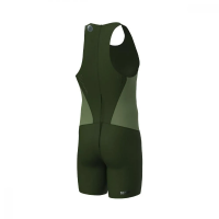 Z3R0D Racer Trisuit Cedar Green / Мужской стартовый костюм для триатлона без рукавов фото 1