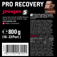 Sponser Pro Recovery Шоколад / Восстановительный комплекс (800g) фото 1