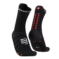 Compressport Run Ultralight High v4 Black-Red / Носки фото