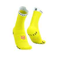 Compressport V4 Run Hi Safe Yellow White / Носки фото