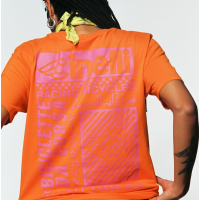 Cinelli T-Shirt Racing Bicycles Orange - Pink / Футболка фото 2