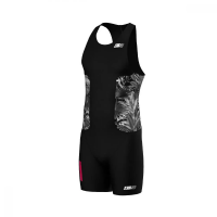 Z3R0D Racer Trisuit Tropadelic / Мужской стартовый костюм для триатлона без рукавов фото