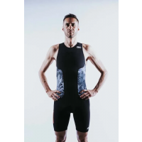 Z3R0D Racer Trisuit Tropadelic / Мужской стартовый костюм для триатлона без рукавов фото 2