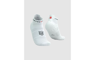 Compressport V4 Run Low White/Black /Носки