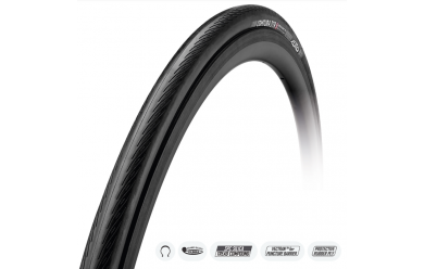 Tufo COMTURA 3TR 25 black-black tubeless 25-622 (700×25C) / Универсальная шоссейная покрышка