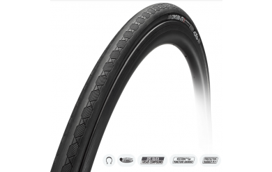 Tufo COMTURA 4TR 25 black-black tubeless 25-622 (700×25C) / Универсальная шоссейная покрышка