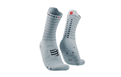 Compressport Run Ultralight High V4 White Alloy / Носки