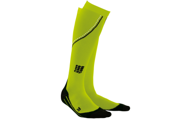 CEP Night Run Socks 2.0 W / Женские компрессионные гольфы, со светоотражателем