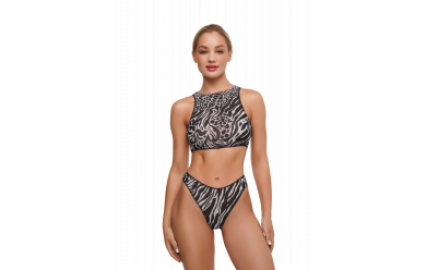 Alaya Sleeveless Top Zebra / Топ для купальника