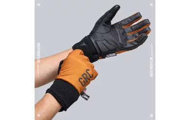 GRC Pimaloft Winter Gloves Orange / Перчатки зимние с ветрозащитой