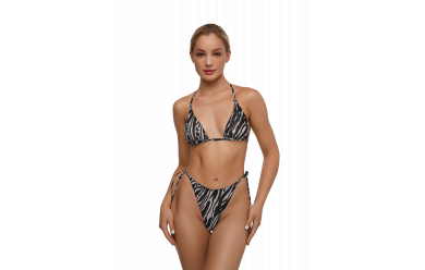 Alaya Triangle and Bikini Zebra / Купальник раздельный пропускающий загар