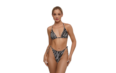 Alaya Triangle Top Zebra / Топ для купальника