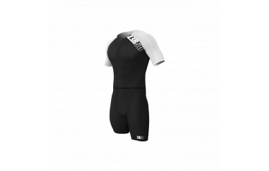 Z3R0D Elite TT Suit Black White / Мужской cтартовый костюм для триатлона