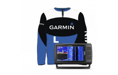 Комплект Striker Vivid 9sv с подарком Фирменным джемпером Garmin (размер L) 