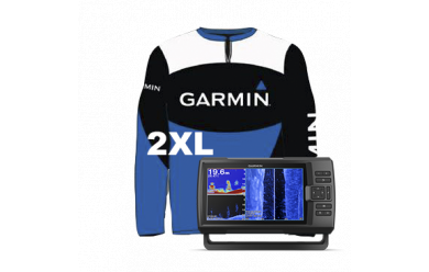 Комплект Striker Vivid 9sv с подарком Фирменным джемпером Garmin (размер 2XL) 