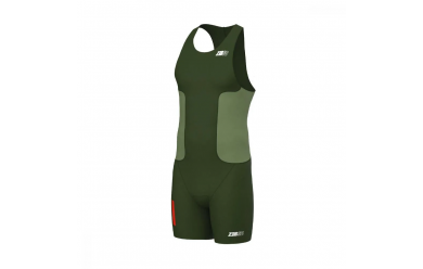 Z3R0D Racer Trisuit Cedar Green / Мужской стартовый костюм для триатлона без рукавов