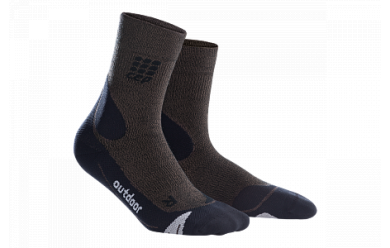 CEP Outdoor Merino Mid-Cut Socks / Женские компрессионные носки, с шерстью мериноса