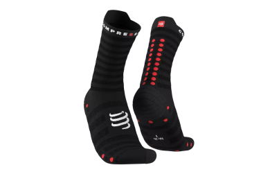 Compressport Run Ultralight High v4 Black-Red / Носки