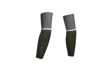 Compressport ArmForce Ultralight Green/Steel Grey / Рукава