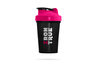 IRONTRUE Pink - Black 400ml / Шейкер