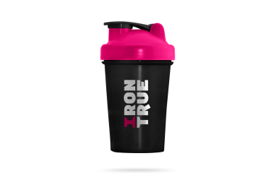 IRONTRUE Pink - Black 400ml / Шейкер