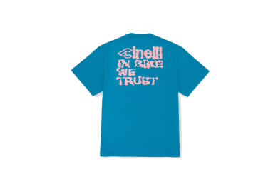 Cinelli T-Shirt In-Bike-We-Trust Blue / Футболка (A1TS1BWTBLE)