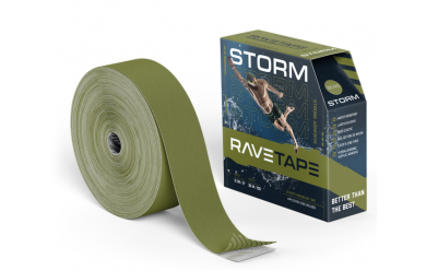 RaveTape STORM 5X32 — Олива (OLIVE) / Кинезиологический тейп