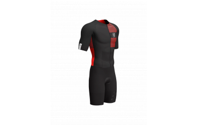 Compressport Aero SS Trisuit Black/Red / Стартовый костюм