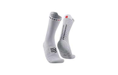 Compressport Pro Racing Socks V4 Bike White Black / Носки