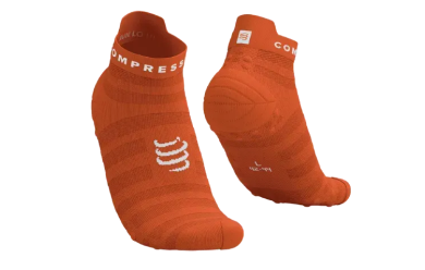 Compressport Run Ultralight Low V4 Fire/White /Носки