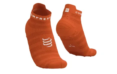 Compressport Run Ultralight Low V4 Fire/White /Носки
